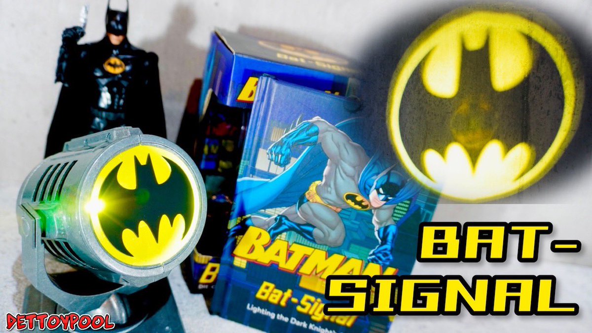 「【BATMAN】６メートル先まで照らせる！？ダイキャスト製のバットシグナルをゲットしたのでフィギュアを絡めてレビューしていきます！」動画アップしました！！
youtu.be/JDYHXCFXB7A