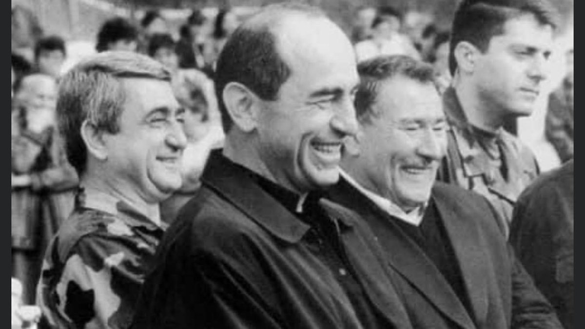 The Armenian war criminals who were laughing at the time for atrocities committed against #Azerbaijan|i civilians, including massacres in Khojaly, Aghdaban, Garadaghly, Malibeyli and Gushchular. Who he laughs last, laughs best.