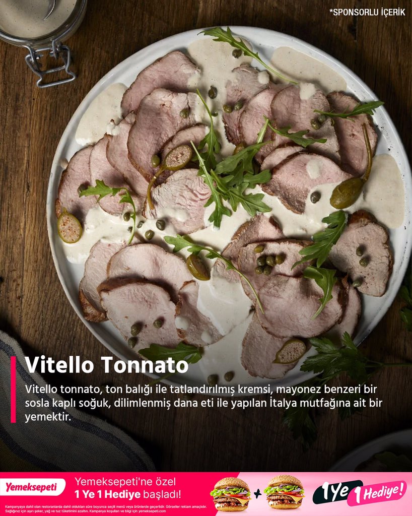 Leziz yemek bilgileri: Vitello Tonnato 🍽️ #AklındaysaKapında | #işbirliği