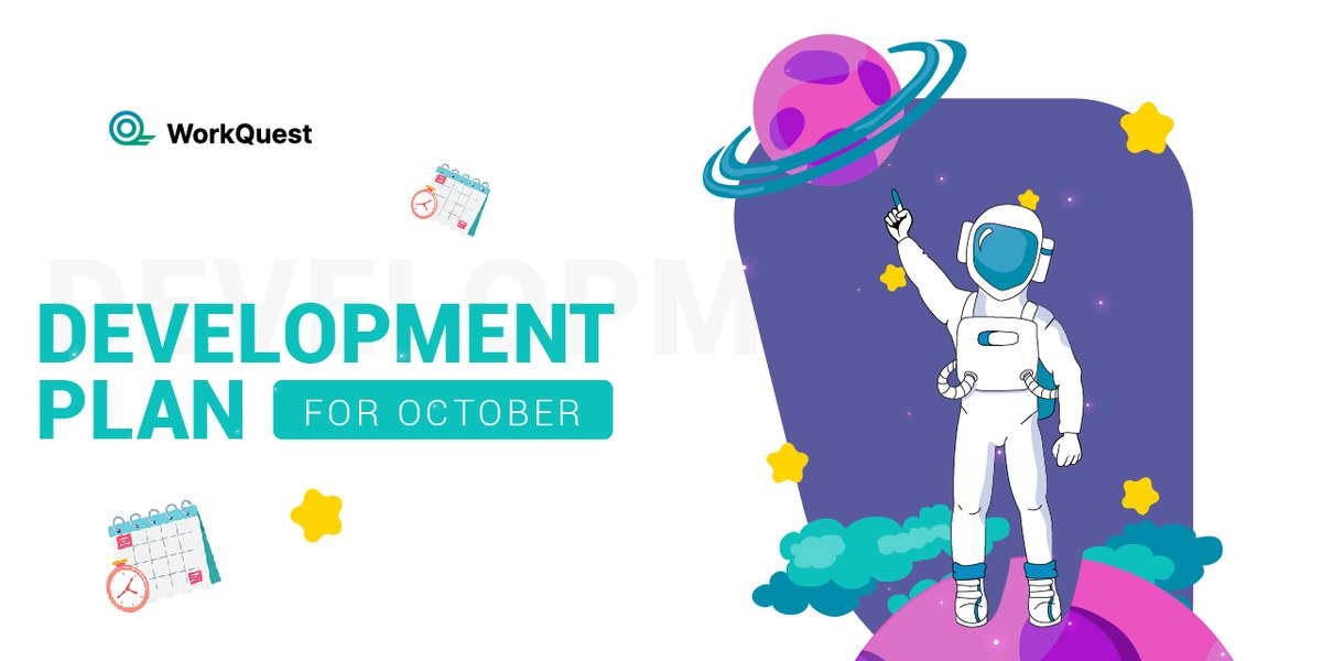 workquest_co's tweet photo. 🚀Exciting October Development Plan at WorkQuest!📈
Get ready for platform upgrades, USDC payments, a referral program, and profile/job offer promotions.
Stay tuned as we shape the future of work together!
Read more: https://t.co/bp9cqlJO2A
#WorkQuest #OctoberUpdates #WQT $WQT https://t.co/sJqAOGkoLW