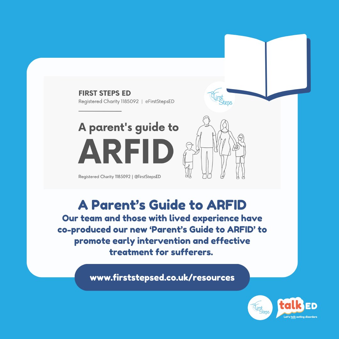 Have you read our Parent's Guide to ARFID guide yet? It's full of useful information about ARFID, as well as the skills and activities which we work through in sessions and how they can be used at home.

Check it out here: firststepsed.co.uk/a-parents-guid…

#ARFID #CaringforCarers