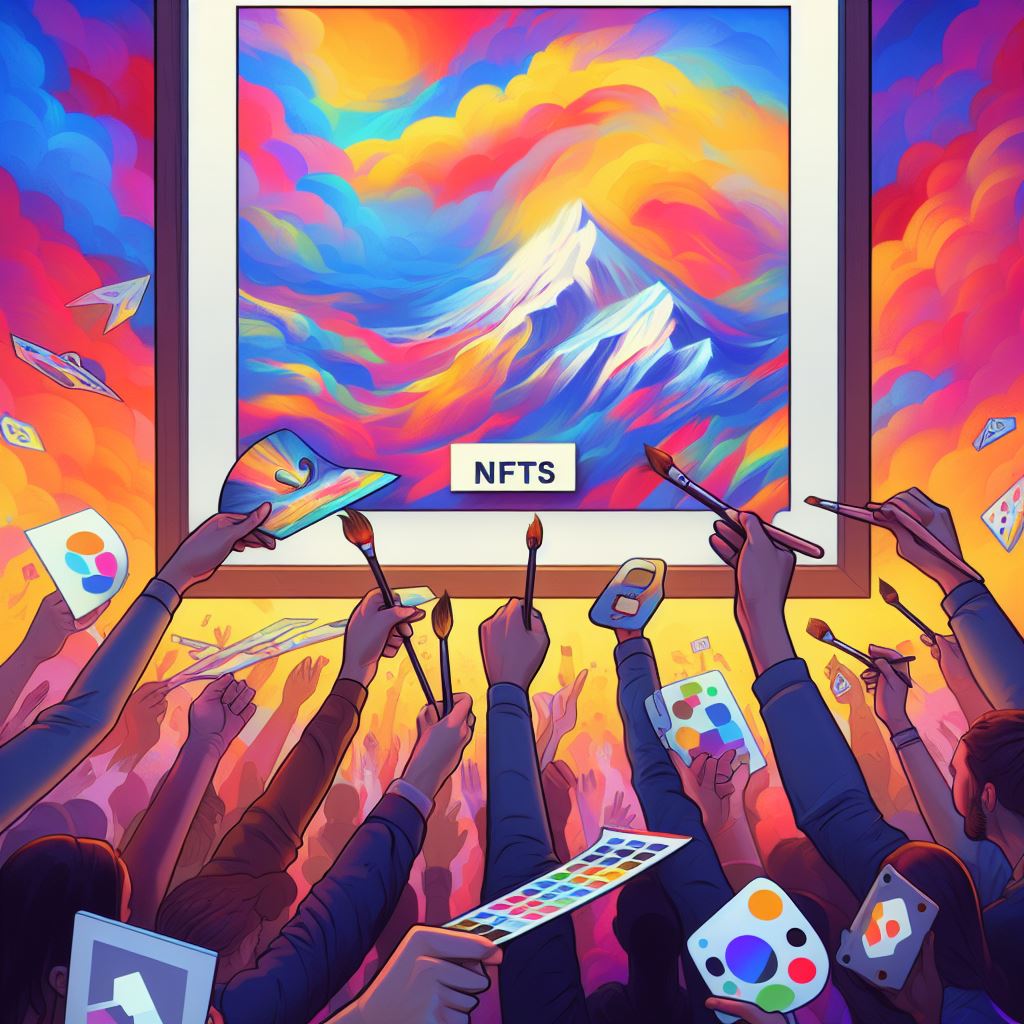 Tweet 3: 🎨🔗 Why believe in #NFTs? They're on a decentralized platform, ensuring artists retain control, away from centralized authorities. Art, now truly in the hands of its creator and its community. #DecentralizedDreams #conomisai #conomisdotorg