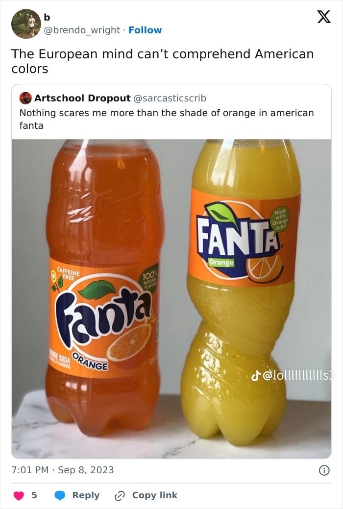 Nachez98's tweet photo. En Estados Unidos se ha hecho viral un trend en el cual exponen cosas que los europeos no podríamos ni concibir

Y es una cosa... https://t.co/NpVv8aGlJe