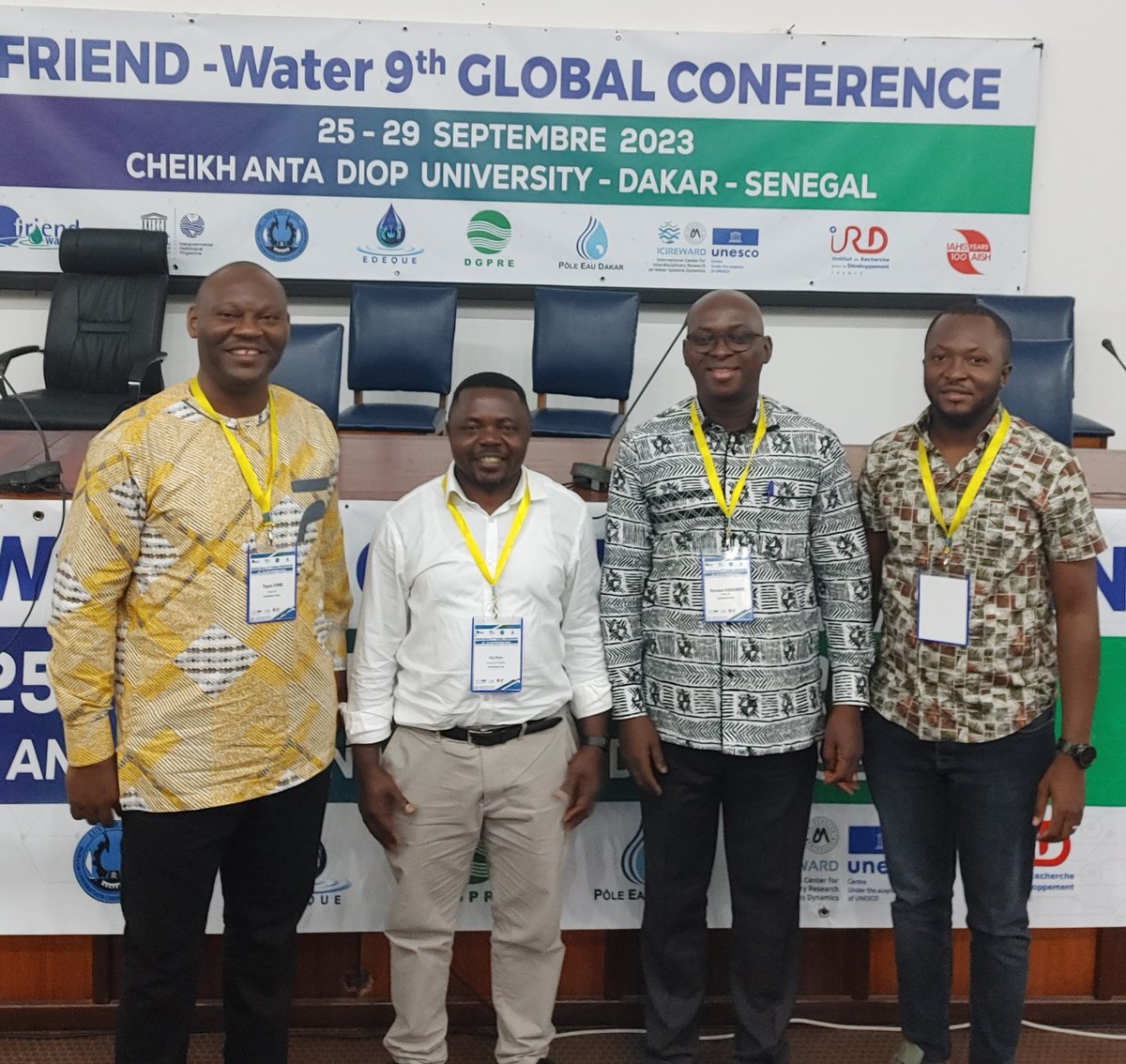 MoctarDEMBELE's tweet photo. At the FRIEND-Water Global Conference in Dakar (Senegal), with the vibrant community of researchers dedicated to addressing unsolved problems in #Hydrology in Africa.
#DIWASA #earthobservation #Volta #UPH #modelling https://t.co/GvtcPwNB1o