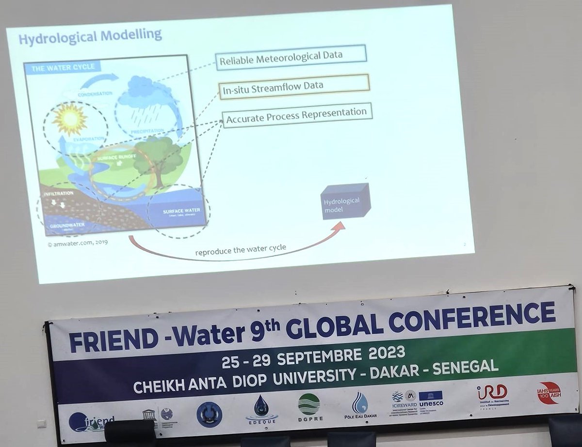 MoctarDEMBELE's tweet photo. At the FRIEND-Water Global Conference in Dakar (Senegal), with the vibrant community of researchers dedicated to addressing unsolved problems in #Hydrology in Africa.
#DIWASA #earthobservation #Volta #UPH #modelling https://t.co/GvtcPwNB1o