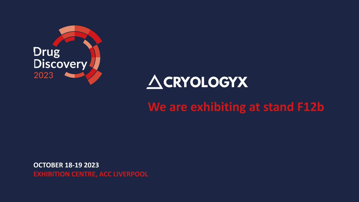 We are looking forward to seeing everyone at #DrugDiscovery2023 from October 18th to 19th at the Exhibition Centre Liverpool! Feel free to drop by our booth F12b during the exhibition and learn more about our assay ready cells! lnkd.in/eVdmUw83 #ELRIG #assayreadycells