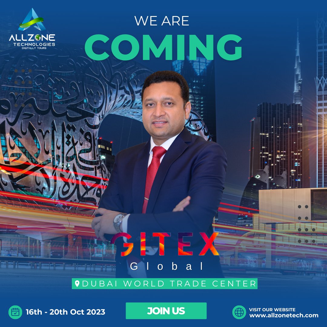 ceoallzone's tweet photo. Excited to be attending #GITEX this year! Looking forward to connecting with industry leaders and innovators. Hope to see you all there.
#GITEX2023 #GITEXGLOBAL https://t.co/bZqOwVx4Nn