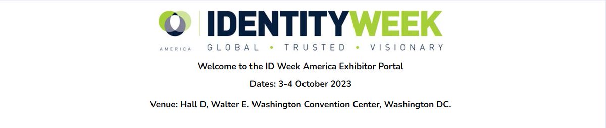 Touchless_ID's tweet image. Visit us @Touchless_ID  booth #450 in Washington during Identity Week America, where we will be presenting our cutting-edge mobile digital identity software product.

 3-4 October 2023 @IdentityWeek_ID 
Venue: Hall D, Walter E. Washington Convention Center, Washington DC