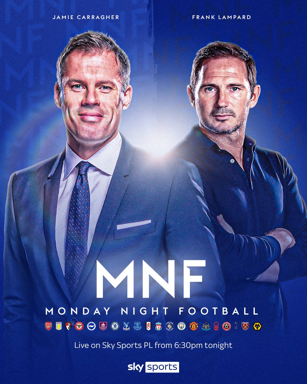 Sky Sports Premier League on X: Frank Lampard joins @Carra23 and