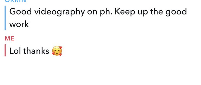 Of all things&hellip; the videography 😂😂😂 https://t.co/yxXCrgwriF