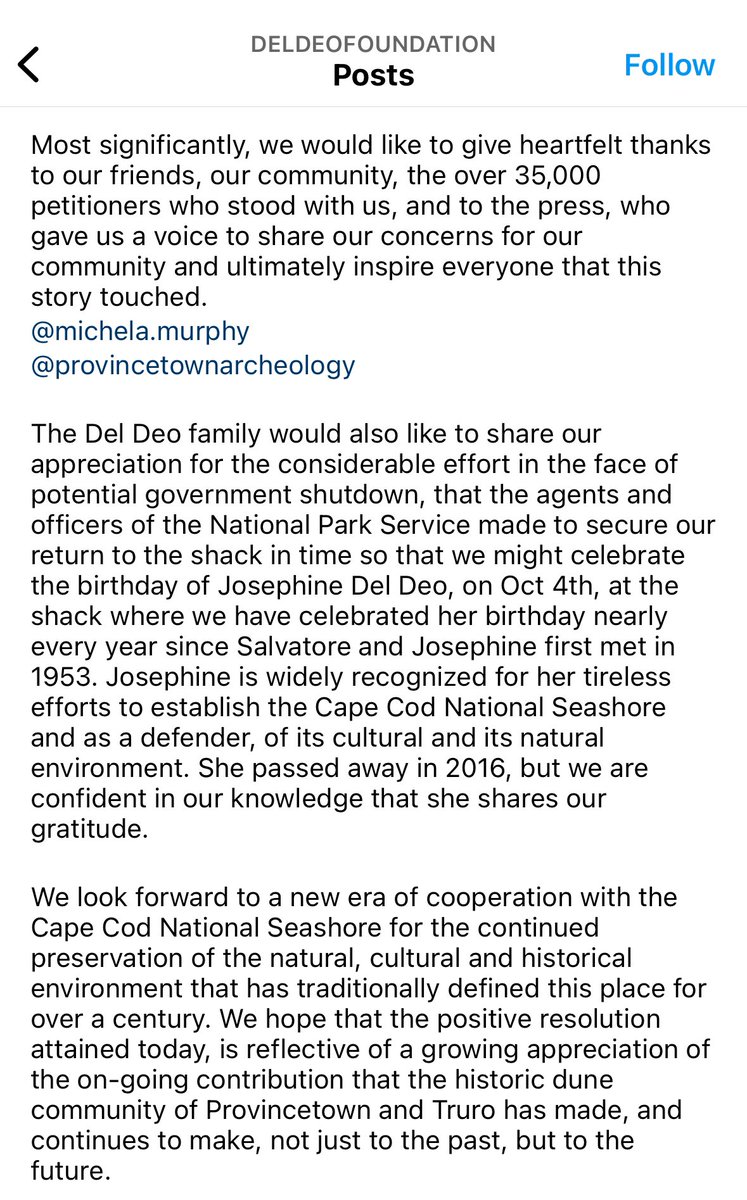 susantran's tweet photo. Update on the #Provincetown #DuneShack fight. It’s been returned to Del Deo family. https://t.co/qiW12LtQ0F