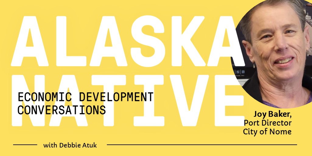 Catch my interview with Joy Baker, Director of the Port of Nome, about economic opportunities of an expanded port. Wed at noon AKDT facebook.com/AlaskanEDC/