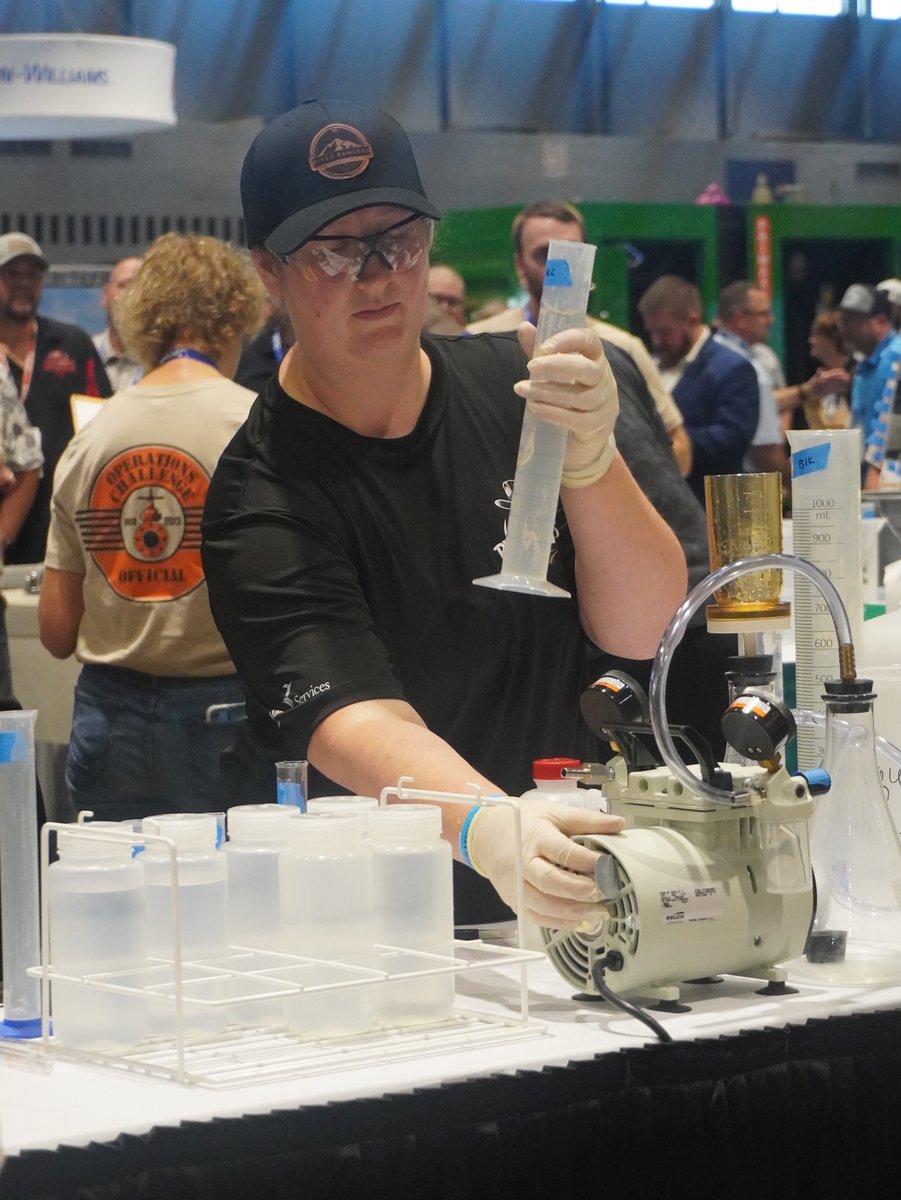 WEFTEC's tweet image. The #opschallenge lab event at #WEFTEC23 is in full swing! Good luck to all the teams.