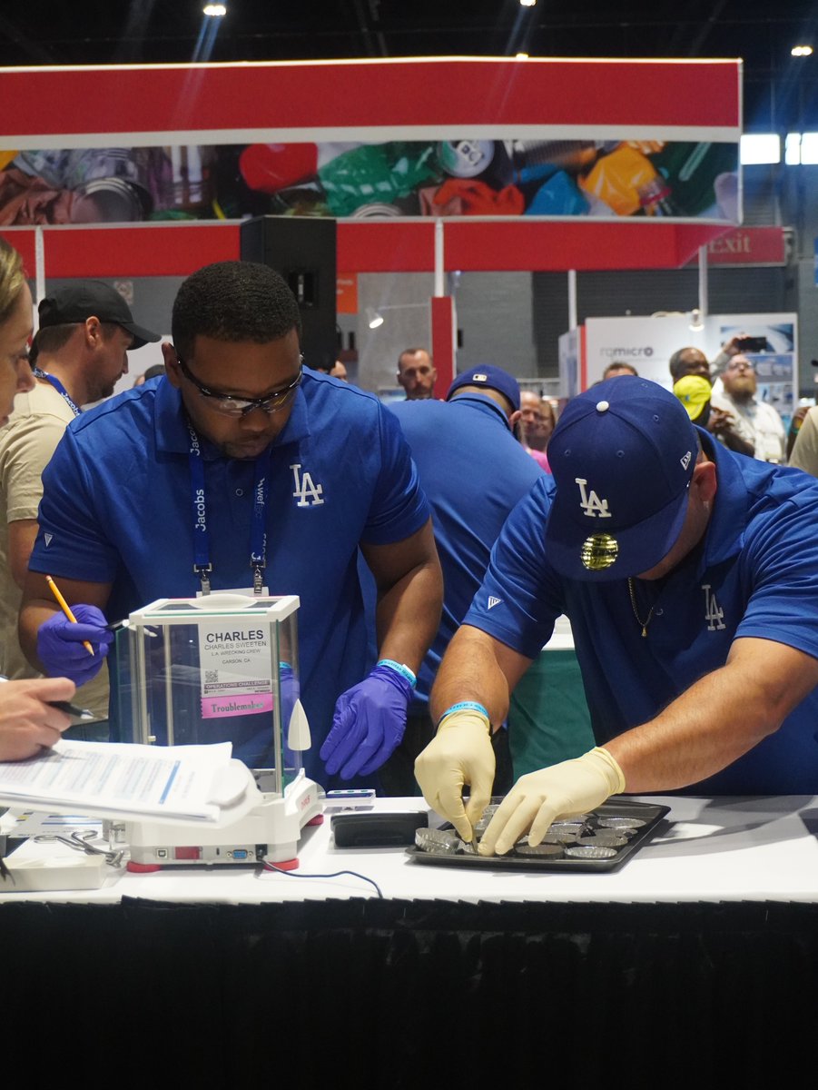 WEFTEC's tweet image. The #opschallenge lab event at #WEFTEC23 is in full swing! Good luck to all the teams.