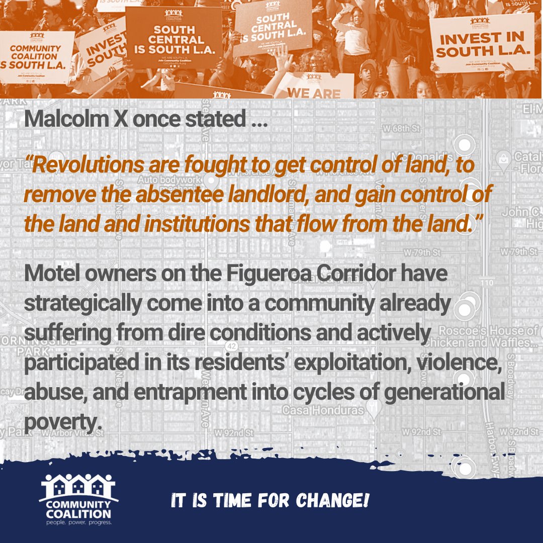 On October 7th we #MarchtoFreeTheLand. Together, we will FIGHT to reimagine a vibrant Figueroa Corridor with housing for all, access to healthy food, safe places to play, accessible public transit, and businesses that serve the area’s current neighbors. bit.ly/MarchtoFreethe…