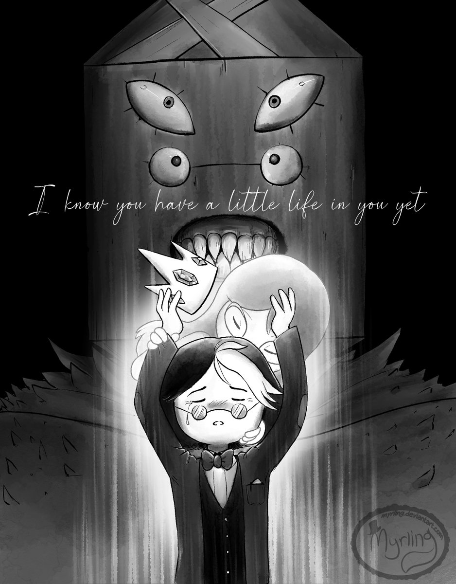 I just finished #FionnaAndCake and I'm coping so well.

My sister has threatened to make a Simon &amp; Betty music video with Kate Bush's "This woman's work", so I drew this to destroy her first. 👍

#SimonPetrikov #FionnaAndCakeSpoilers #FionnaAndCakeFanart #GOLBetty #Fanart #FAC