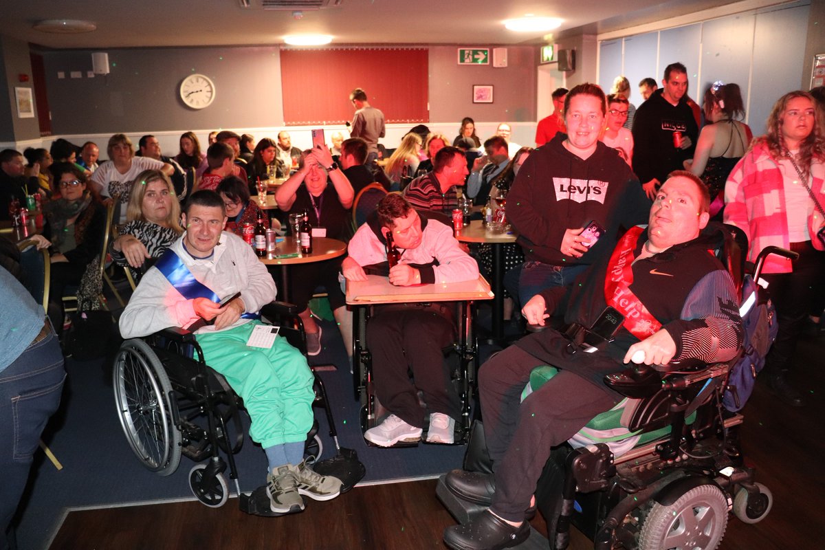 get2getheredin's tweet photo. No surprise there! Our #KaraokeDisco flagship event was an unforgettable night of music and joy. 

Join us for more celebrations! 🎤🎶 

#get2gethercommunity #sociallife #disabilityinclusion #equalopportunities #InclusionCelebration #TheXFactor

@TNLComFundScot @InspInclusion https://t.co/9V7i2jz202