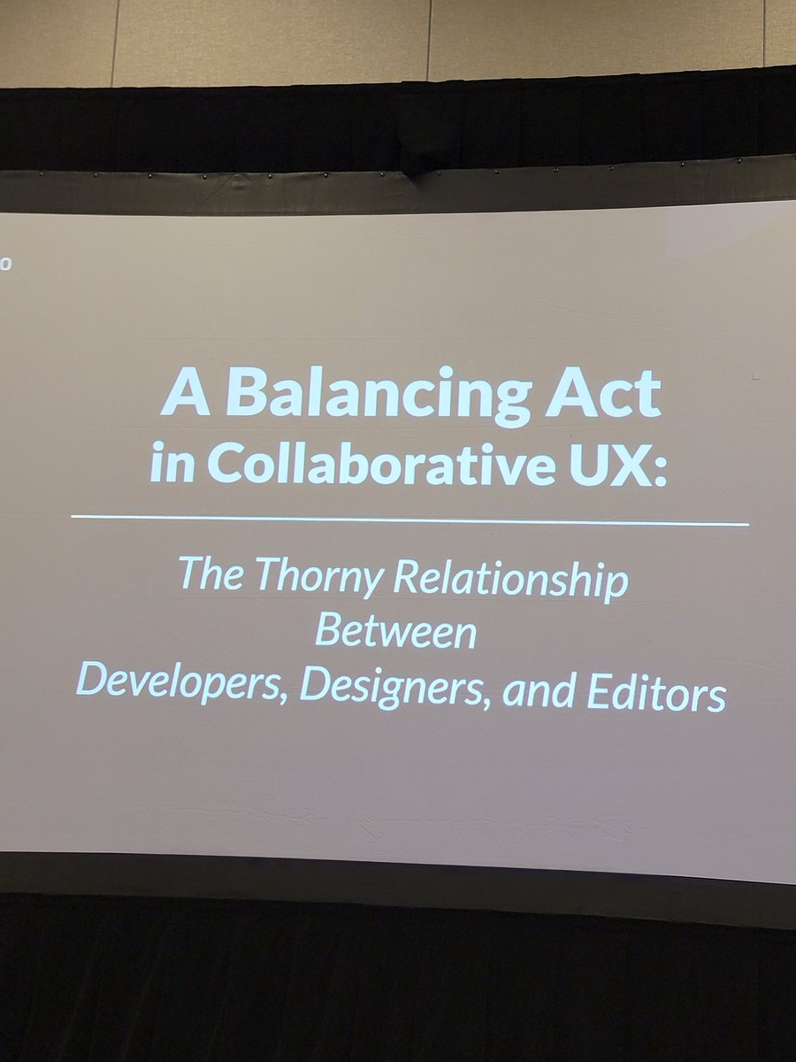 Allen leading a panel on collaborative UX. #UmbracoUSSummit