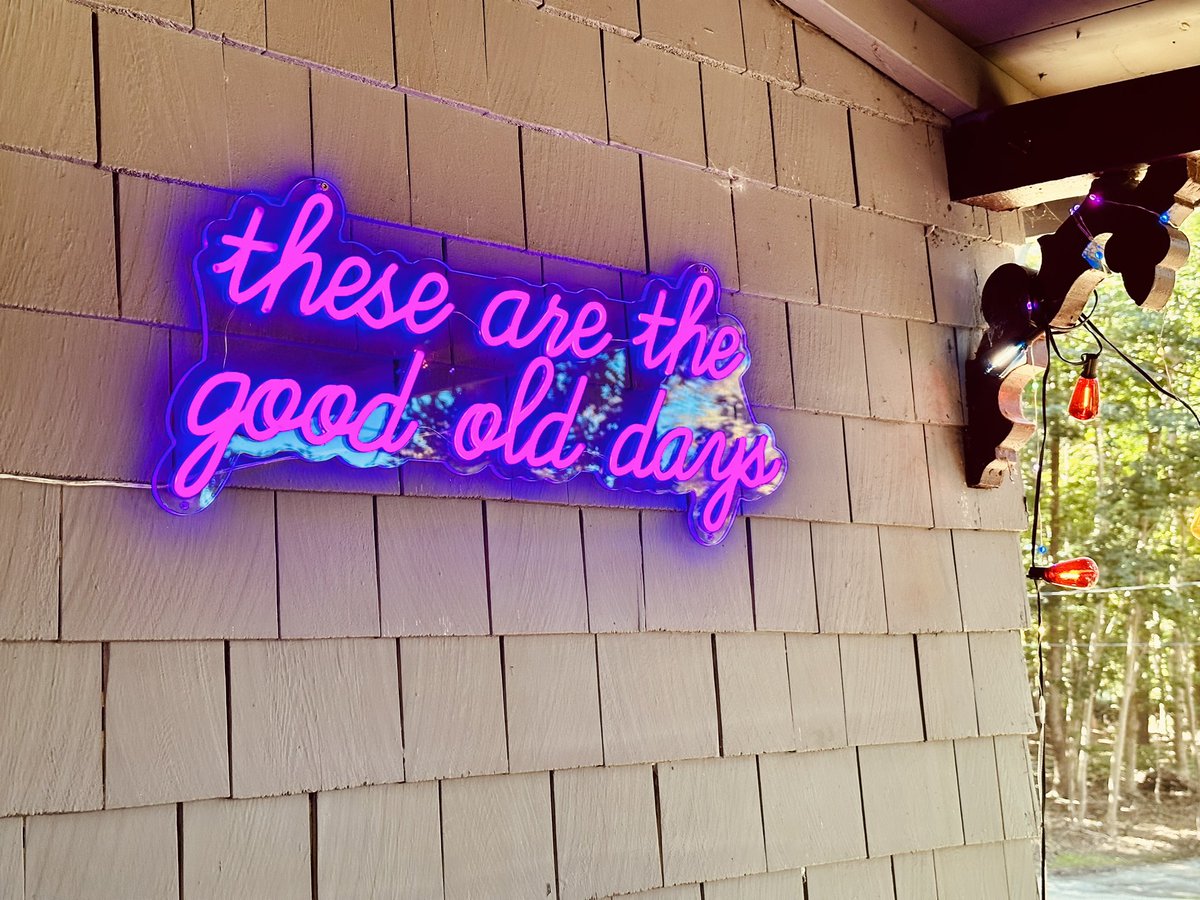So a few months ago the youngs staying with me over the summer &amp; some friends &amp; I ran all over the island in the middle of the night in the rain singing &amp; acting like wild kids &amp; it was amazing &amp; I said something I felt kind of actually mattered

The sign I had made arrived today