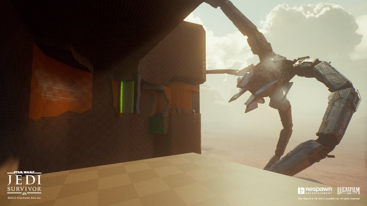 NoGoodMonkey's tweet photo. #Blocktober STAR WARS Jedi: Survivor

Blockout and final versions of locations along the escape route from Jedha's Sanctuary Temple. 🧵5/5

Art by a Dream Team of @JeremyM59154162, @ivannaliitt, and @MrBurgerface.

#JediSurvivor #leveldesign @Respawn https://t.co/0qn2Zu7nkZ