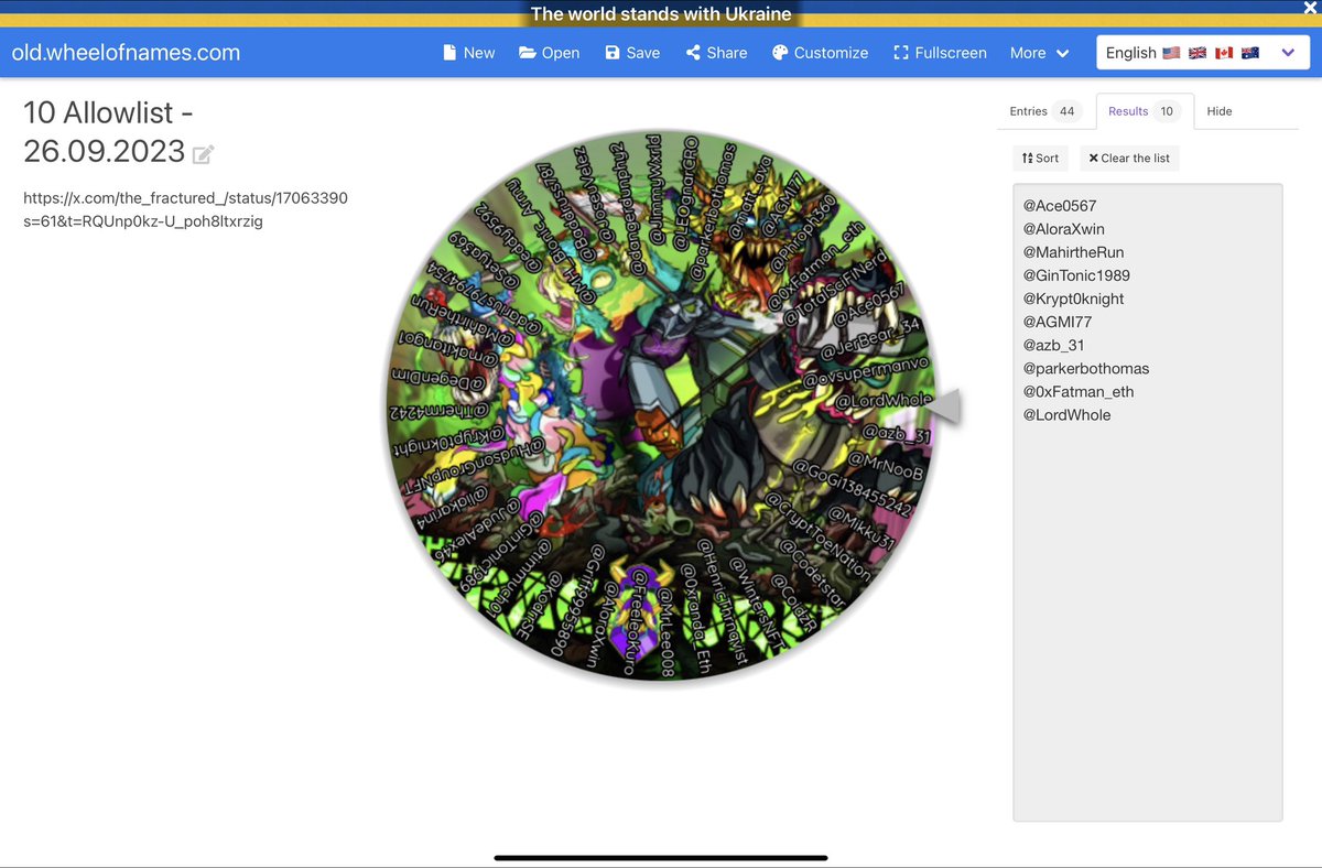 The Fractured tweet media