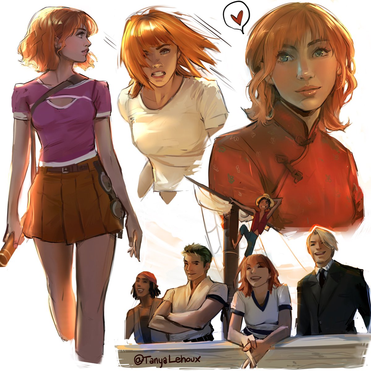 TanyaLehoux's tweet photo. Sunset girl; Nami 🌅🧡 #ONEPIECE #OnePieceNetflix #OnePieceLiveAction https://t.co/u4565R2qZC