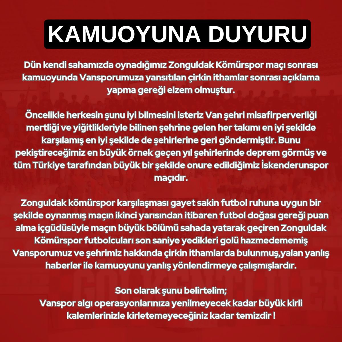 KAMUOYUNA !