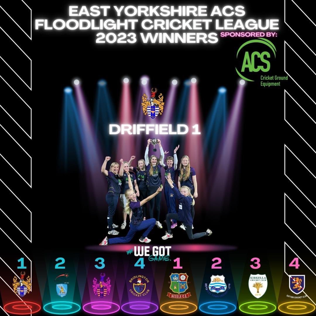 💡 Brilliant work by the North &amp; East Yorkshire Women’s League, <a href="/AliceJohnsonYCB/">AliceJohnsonYCB🏏</a>, <a href="/DriffieldTownCC/">Driffield Town CC</a> &amp; <a href="/HessleCC/">Hessle CC</a> for pulling off a brilliant floodlit competition this September. 

🤩 How good does this look!