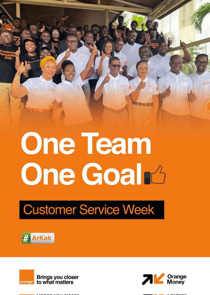 Orange_sierra's tweet photo. Dear Customer,

Happy Customer Service Week.

Thank you for being our valued customer. You are why we do what we do.

Orange SL appreciates you, and we are committed to serving you better.

#orangesl #CustomerServiceWeek https://t.co/WvEYYzwIbp
