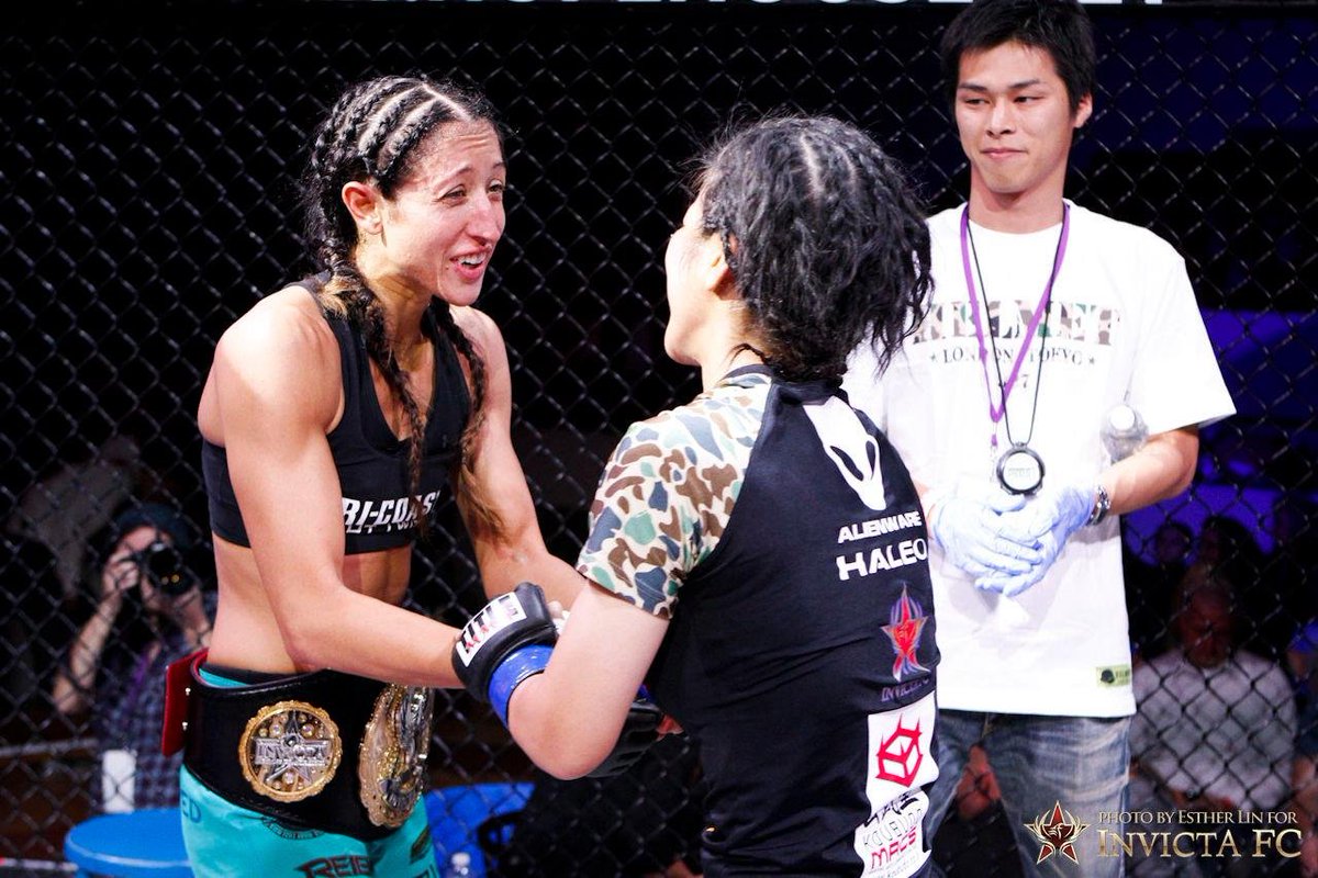 InvictaFights's tweet image. This month in #InvictaFC history: @halleberry filmed for  Bruised  (10/4/2019 #InvictaFC37), @karatehottiemma made her debut  (10/6/2012 #InvictaFC3) on the same card that @JessicaPenne won the atomweight title. And on 10/27/23 for #InvictaFC54 we'll make our East Coast debut!