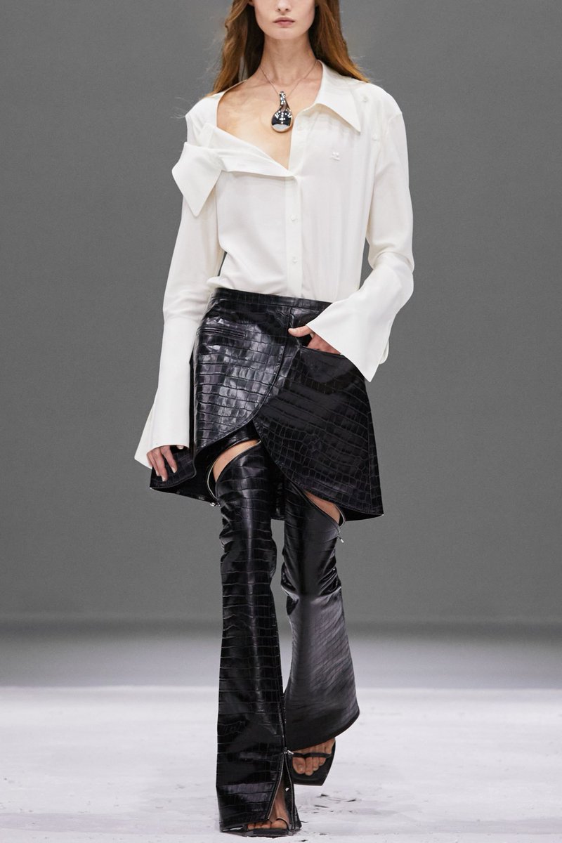 wrkhs's tweet photo. pretty much obsessed with this courreges spring 2024 look https://t.co/ifG5mHm4K4