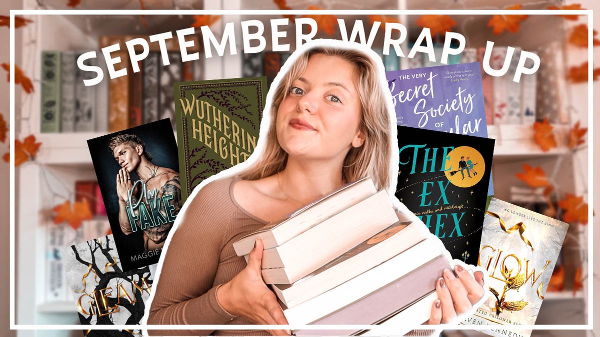 🍂NEW VIDEO🍂

I managed to read 11 books in September and I'm still unsure how I managed that. 

youtu.be/_ezKjuO5cDE