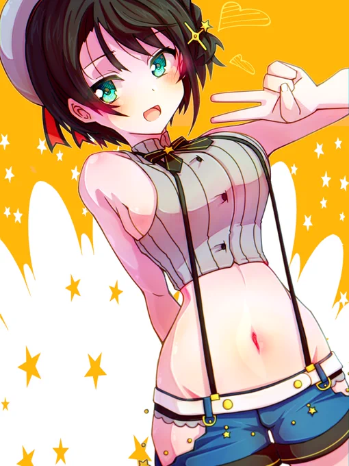 #プロテインザスバル これはPixiv100週 連続投稿を飾るスバルちゃんだ。 ありがとう、スバルちゃん。 過言なしに、スバルちゃんだから、ここまで続いてます。 これからも活動がんばってください!!