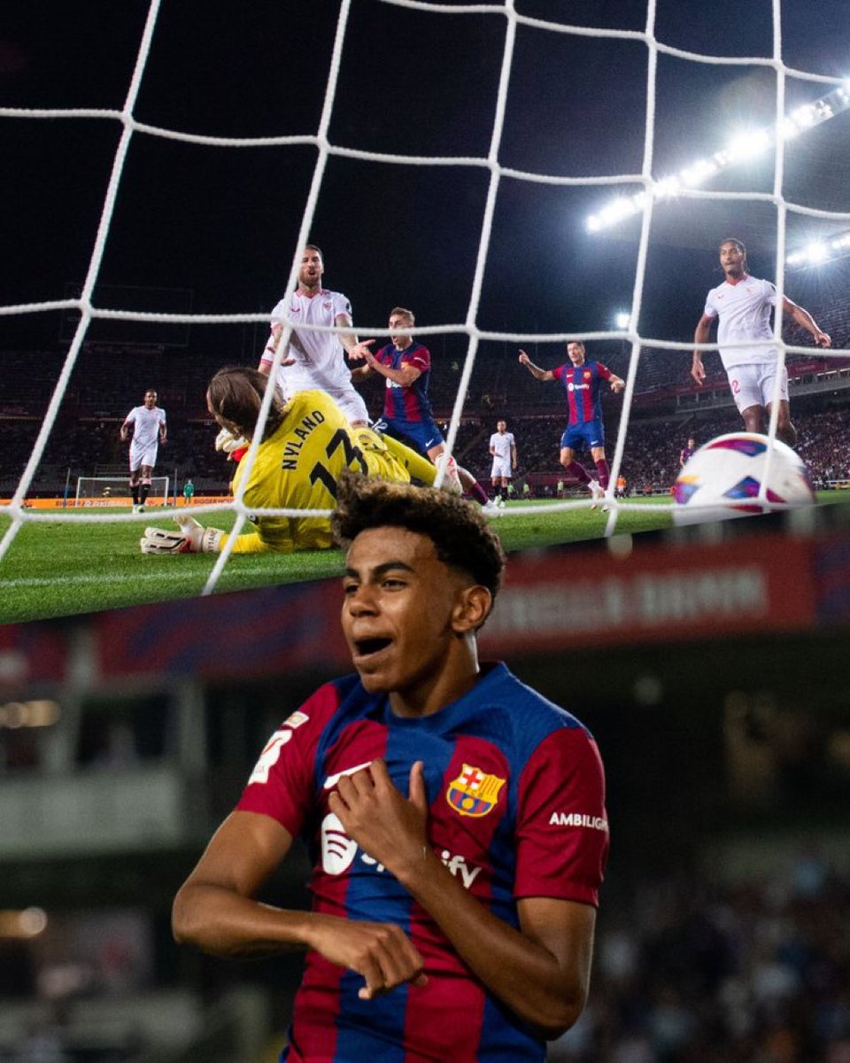 L_Yamal_Stats's tweet photo. [All-Time Record]

Lamine Yamal (16y 78d) is the youngest player in La Liga history to force an own goal. https://t.co/ySEc0NvJ4d