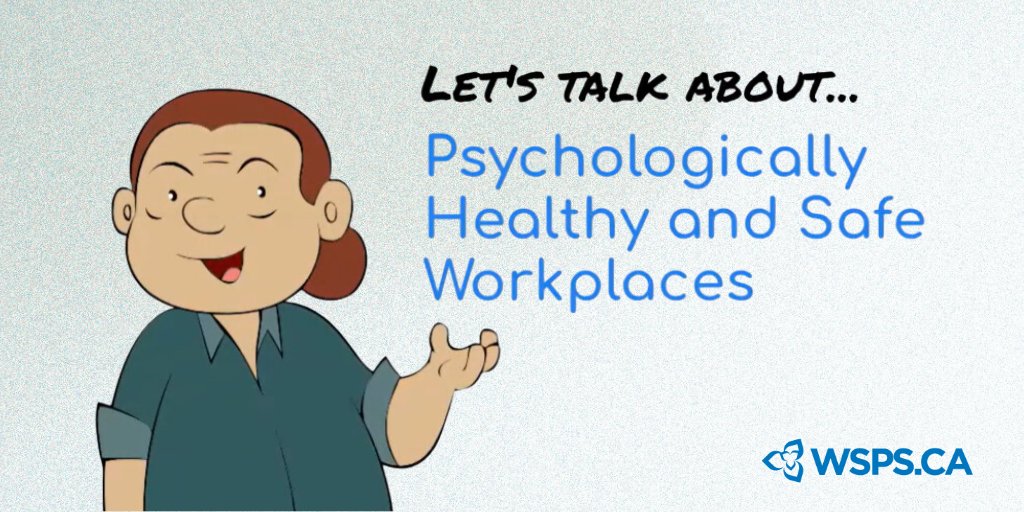 WSPS_NEWS's tweet image. Happy #HealthyWorkplaceMonth!

Not sure what that is and why your business should care about creating a psychologically safe workplace? Here’s a quick video to explain 📽️ wsps.news/3RFXBvR

#psychologicalsafety #wellness