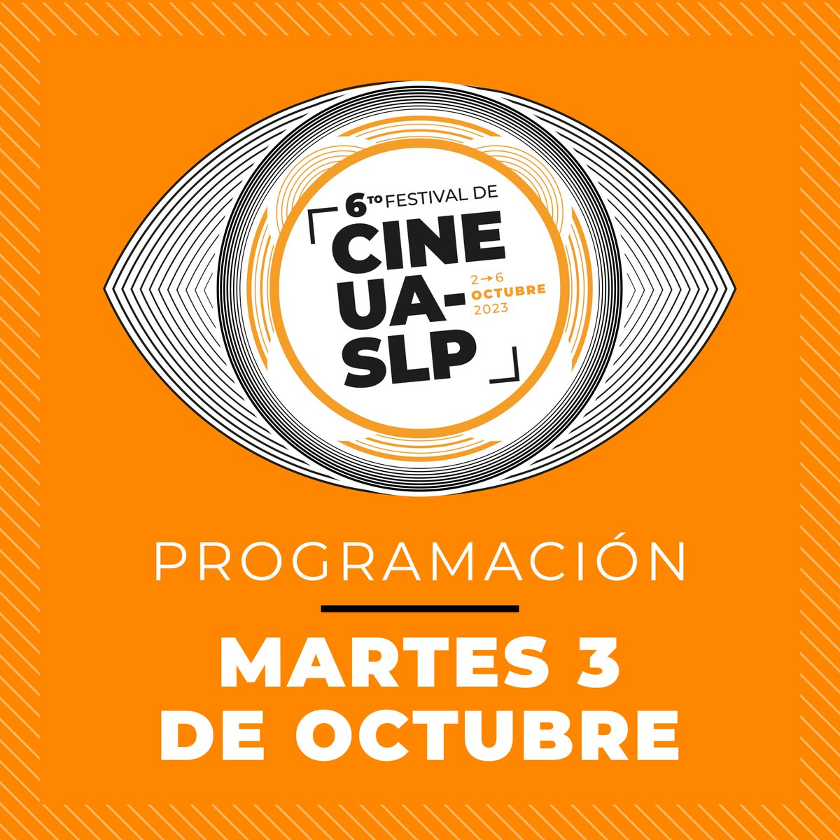 CineUASLP's tweet photo. Día dos del 6to Festival de Cine UASLP 🎬
Charlas, documentales, conversatorio, películas y más. ¡Te esperamos! 🎥✨
🔎 Consulta la programación: https://t.co/JG2AWvoBgd
.
.
#CineUASLP #FestivaldeCineUASLP #CulturaUASLP #CineClubUASLP #UASLP https://t.co/XCZrZK1eYr