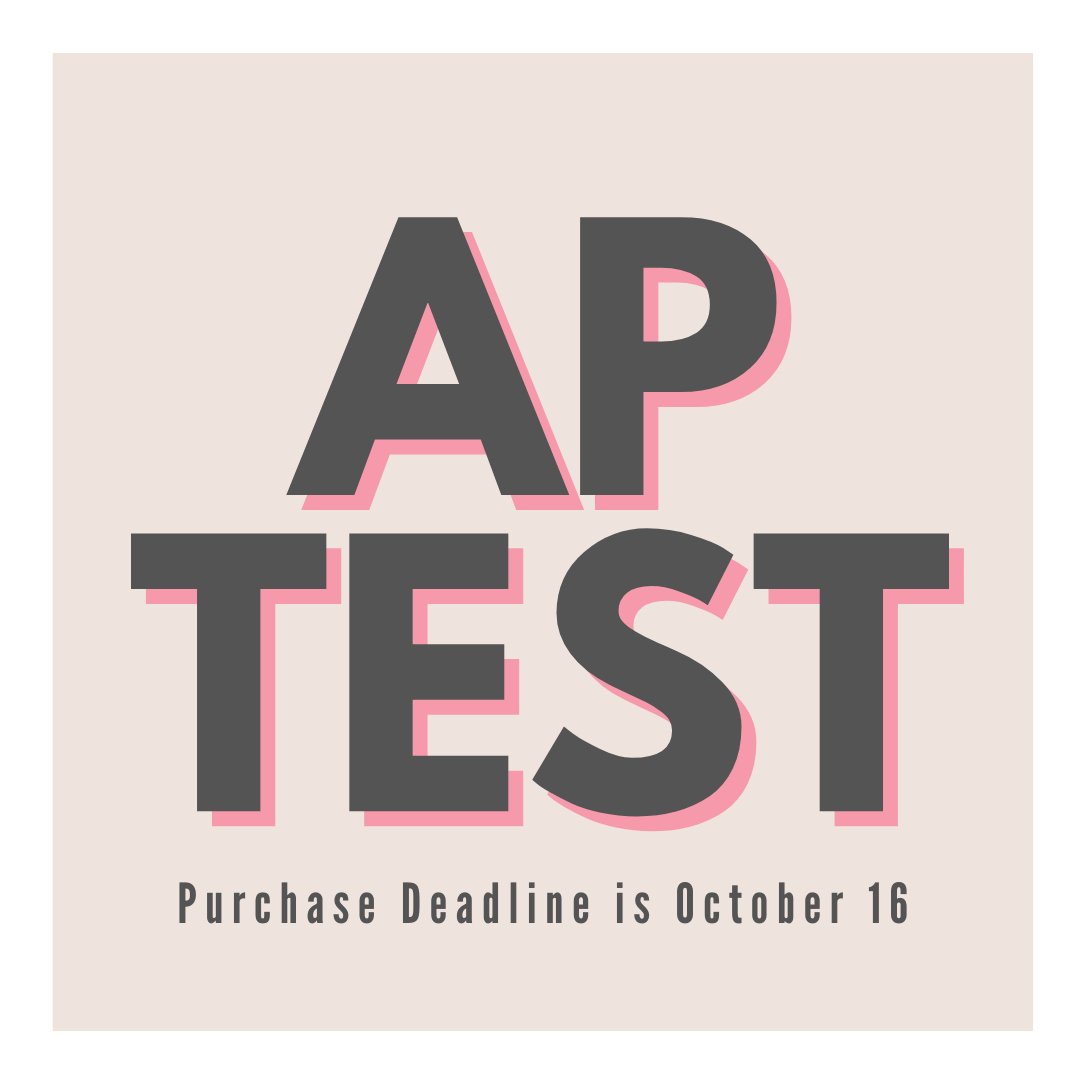 Reminder: The preferred deadline to purchase exams for Year-Long and 1st-semester AP classes is Monday October 16.  A $40 late fee per exam will be added to all payments made between Oct 17 - Nov 8.  To purchase exams for your student, go to TotalRegistration.net/AP/142620

🧵1/2