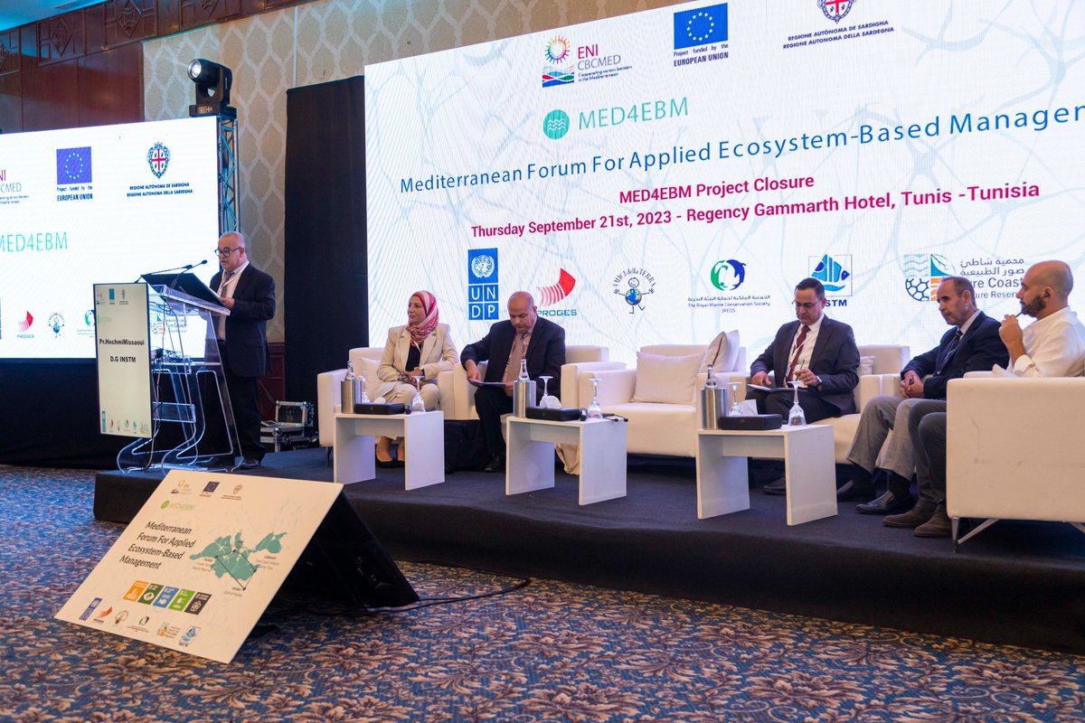 amicidellaterra's tweet image. 🙏 Thanks to our partner @INSTM_TN for hosting the final event of @med4ebm project in Tunis!

🌍 Our commitment to a sustainable, ecosystem based management of lands and resources doesn't stop, now keep working on the Mediterranean Forum!

#MED4EBM #GOMED #Sustainability