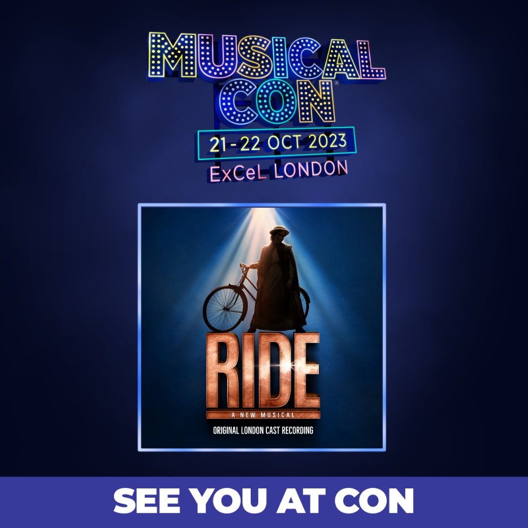 We’re pedalling into <a href="/MusicalConUK/">Musical Con</a> 🚲🤩

Musical Con is just 3 weeks away! ExCeL London, October 21-22. 

Book your tickets now at musicalcon.co.uk and we'll #SeeYouAtCon!