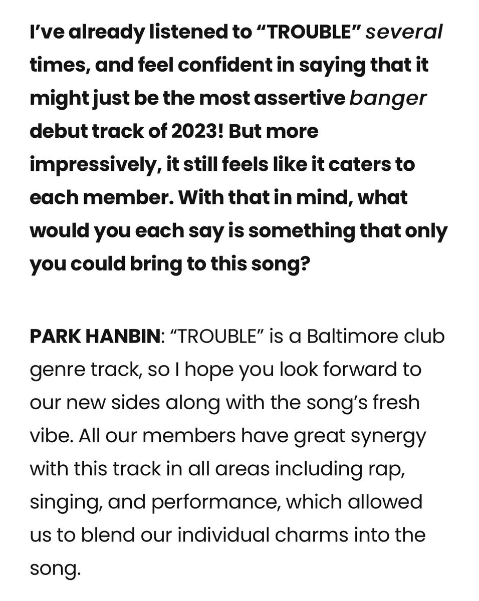 PHBGLOBAL's tweet photo. [📄] Vanity Teen EVNNE: K-pop’s New, Brightly Burning Stars

🦊 "I wish to stay as a great performer even off the stage, someone who can spread EVNNE’s charms and messages..."

Source : https://t.co/UWIKPLEBXT

#PARKHANBIN #박한빈
#EVNNE #이븐 https://t.co/NoAEAVWPig