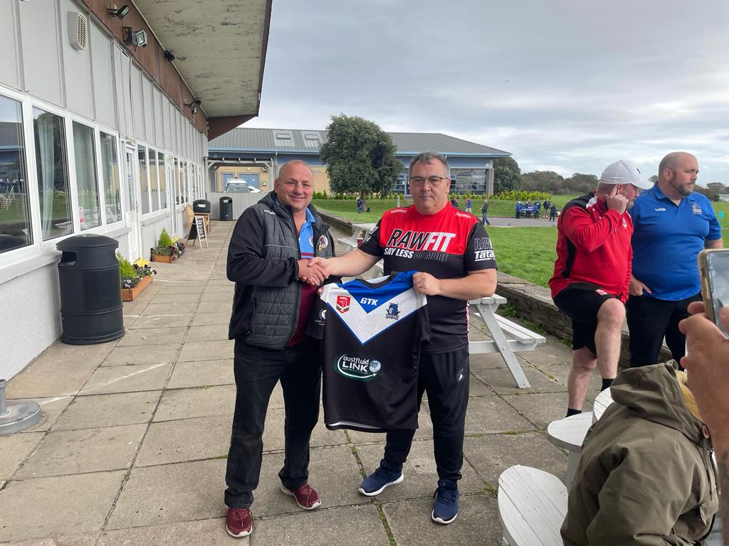 A huge shout out and Thank you to Doncaster Rugby League MastersThanks for coming down and wow what a great game of Masters Rugby League. See you for the return match next year 💪💪💙💙