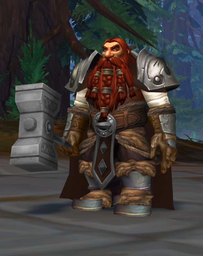 JenEricLive's tweet photo. last night I threw together a really rushed and crappy hack-job of Dordwyn in game using (Mostly) recolored existing assets and some copy and pasting of fur from the Dwarf Heritage Armor belt. It looks so bad I thought about not sharing it but whatevs, it's just for fun. https://t.co/PSWwlgaEVK