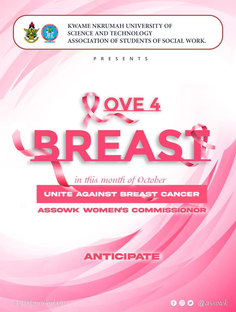 leebiyie44883's tweet photo. *🔴🔵ASSOWK-KNUST on X;* *Embracing the beauty of October with a heartfelt call to action! Let's rally our collective strength, show love for breasts, and combat breast cancer fiercely. Every gesture counts!* Anticipate!!!*   *#BreastCancerAwarenessMonth #UniteAgainstBreastCancer https://t.co/FyTVWJECo3