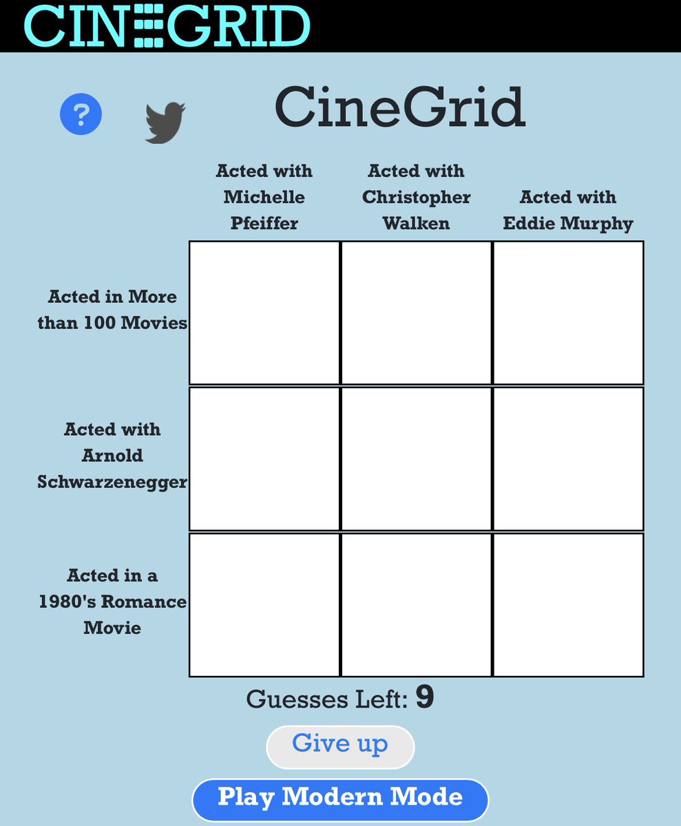 CineGridGame's tweet photo. New grids are available! Reply/quote with your results! 

Play at https://t.co/aJ4oTIbVHk https://t.co/oV0OpPDcPG