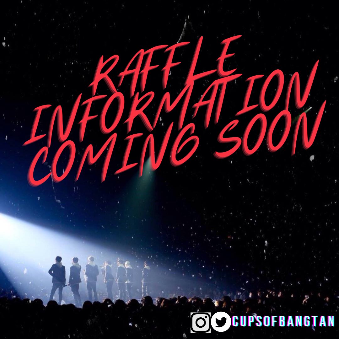 New raffle information for our last cupsleeve event will be coming your way this week! 
😁🫰🏻💜