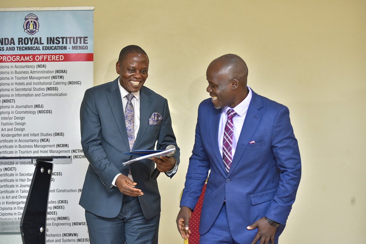 awamala33's tweet photo. Today  marked my last day as Principal of our great Institution. I have  this evening officially handed over office to the new Principal Oweek, Joseph Balikuddembe Ssenkusu. I Wish you all a nice stay and God's blessing now and always.@MathiasMpuuga @cpmayiga https://t.co/uf1vzUKlJC