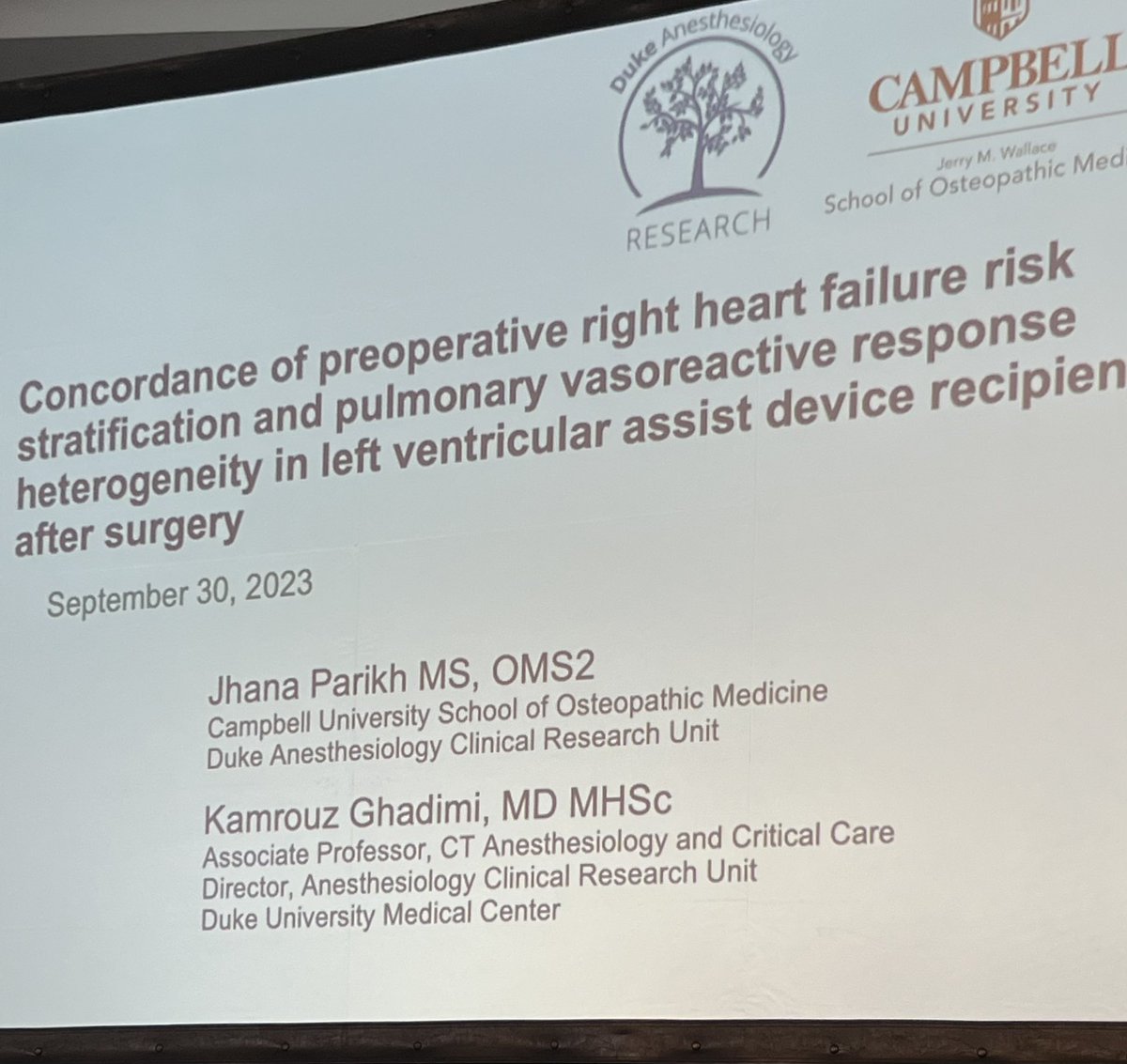 @jhanaparikh and @KamGhadimiMD supporting the @AOCAOsteo annual meeting with Jhana winning an award for best research. Thank you both for your support and contributing. #conference