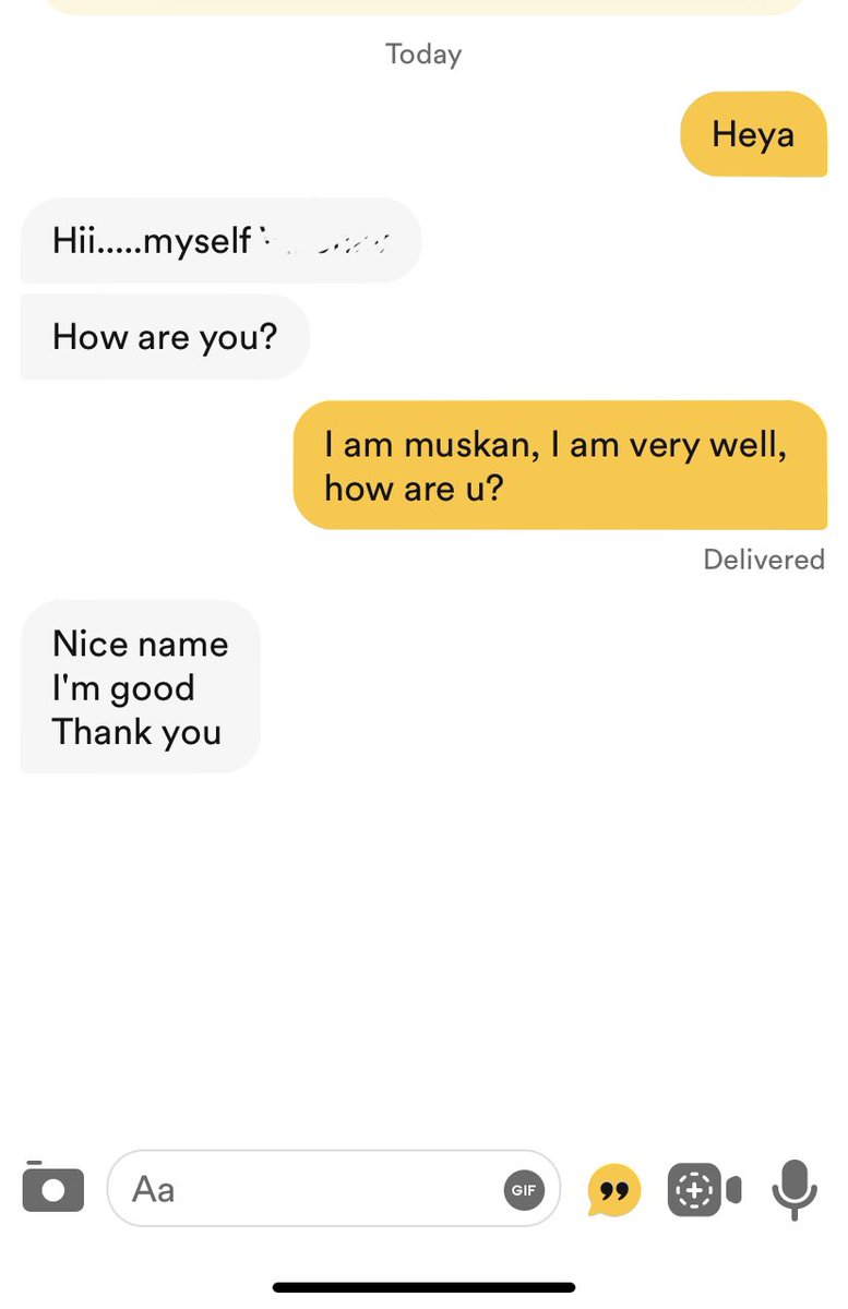 _party_princess's tweet photo. Like seriously, some dating app conversations end before they even begin https://t.co/69R5wDfdCl