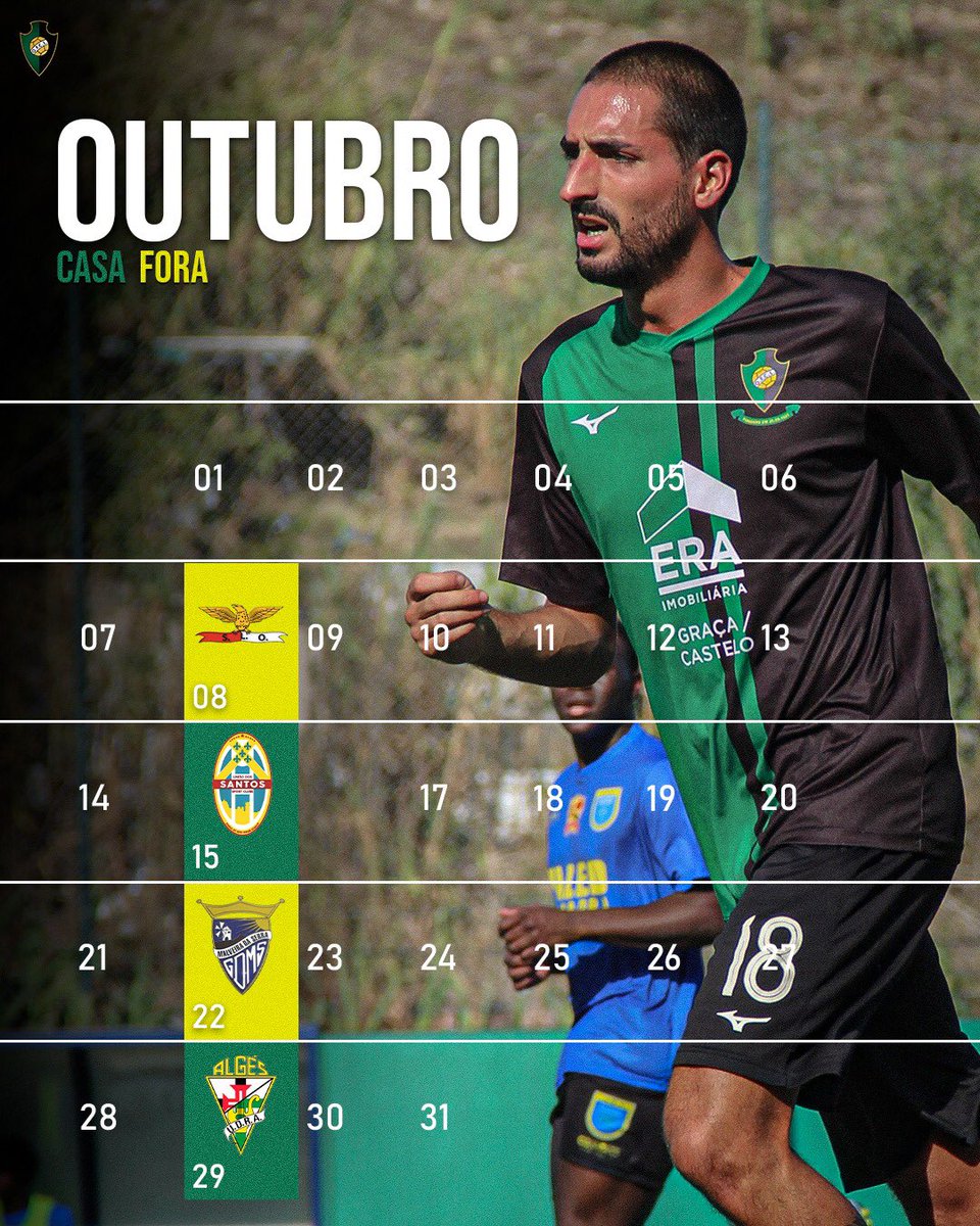 operario_lisboa's tweet photo. Os nossos compromissos para este mês de outubro! 📅

#𝗼𝗳𝗰𝗹 #𝗽𝗮𝘀𝘀𝗼𝗮𝗽𝗮𝘀𝘀𝗼👣 https://t.co/b49t9cutnj