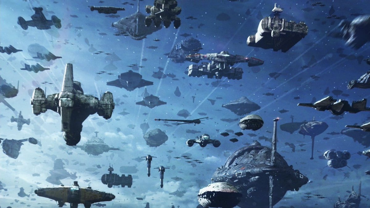 WorldBuilt_'s tweet image. Thinking about fictional battles in lately. We shouldn't resort to mass v mass battles on open fields. We must do more than woo the audience's eyes, while forgoing strategy. The audience should understand all steps in the thinking of the leaders.
#StarTrek 
#StarWars